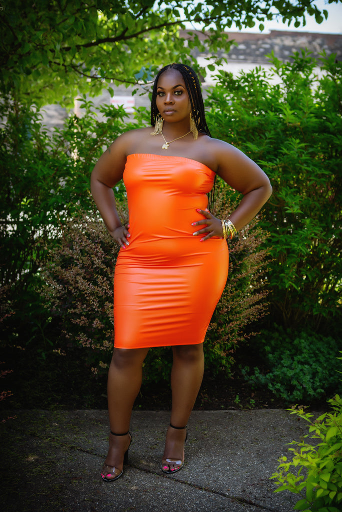 Orange crush dress
