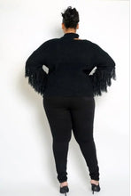 Black Fringe sweater