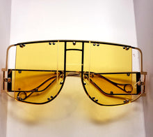 Shield oversize sunglasses