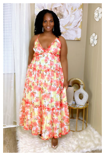 Lilly in the valley maxi dress