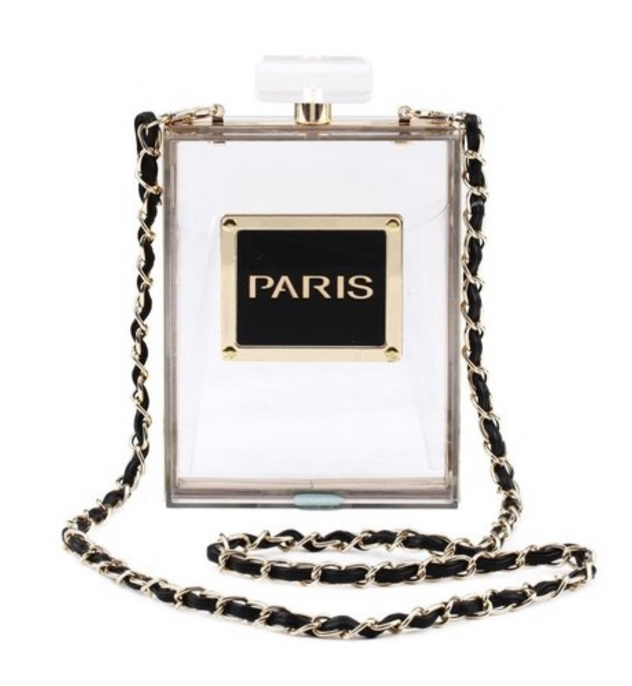 Clear Paris purse